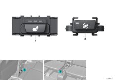 Переключ.с.обогр.сид. / вент.з.ч.сал.