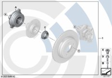 Ремкомплект подшипника ступицы кол.Зд