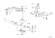 Крепление КПП