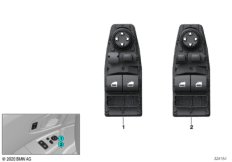 Выключатель стеклоподъемника стор.водит.