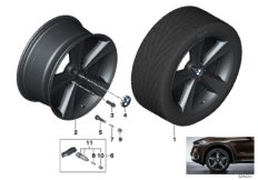 Л/c диск BMW со звездообр.спиц.диз.128