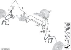 Трубопровод тормозного привода Пд
