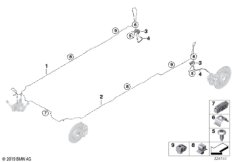 Трубопровод тормозного привода Зд