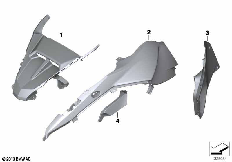 Окрашен. детали YNA5 racing-red одноцв.