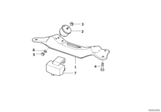 Крепление КПП