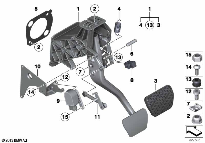 Педальный механизм АКПП