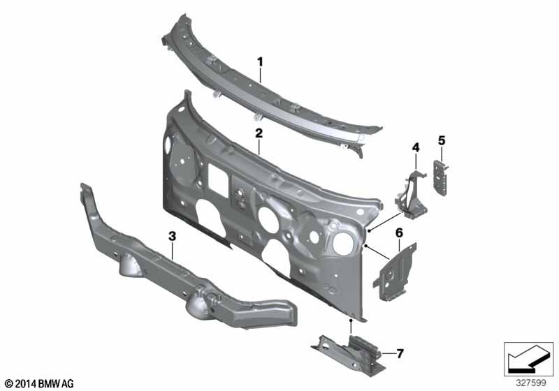 Детали щитка передка