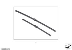 Комплект щеток стеклоочистителя