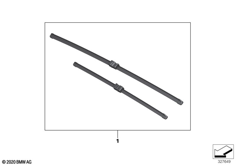 Комплект щеток стеклоочистителя