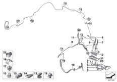Трубопровод тормозного привода Пд