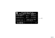 Шильдик "Abgas"