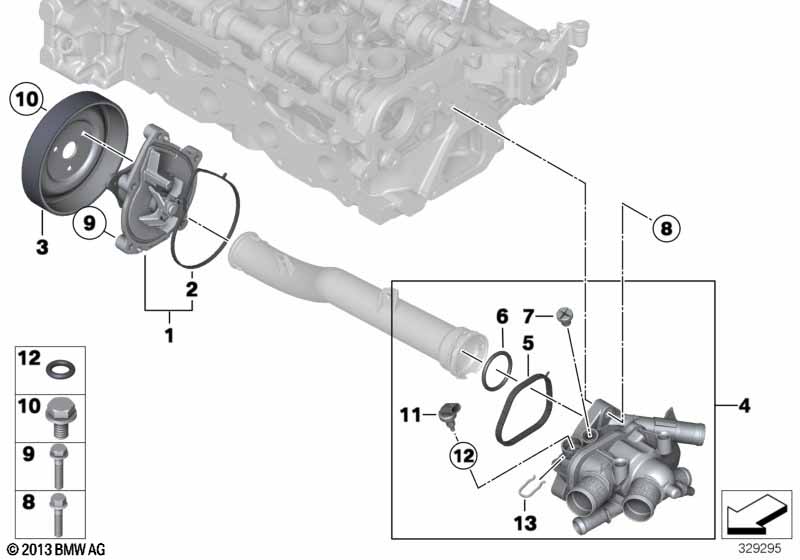 Болт с шестигранной головкой с шайбой
