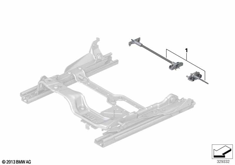 Сиденье Пд направляющая сиденья