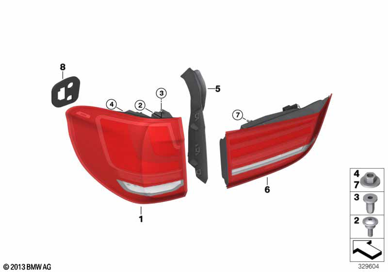 Блок задних фонарей