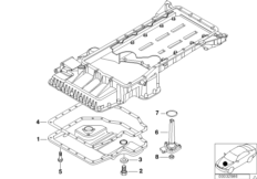 Масляный картер ниж.ч./маслоизм.присп.