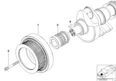 Демпфер крут.колебаний ременного прив.