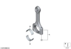 Шатун кривошипно-шатунного механизма