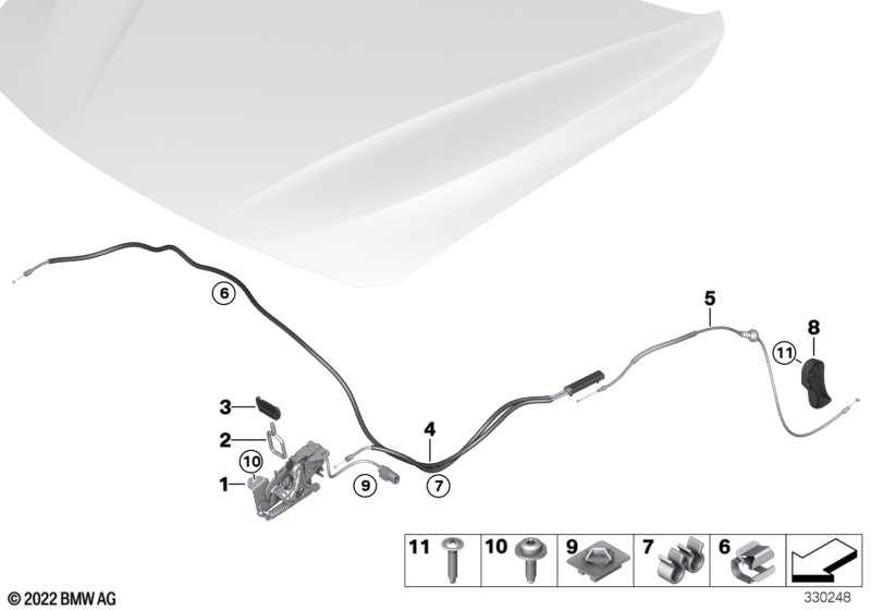 Система замков капота