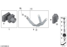 Гидроагрегат DSC/ЭБУ/кронштейн