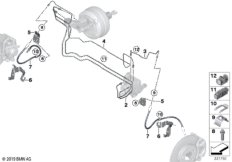 Трубопровод тормозного привода Пд