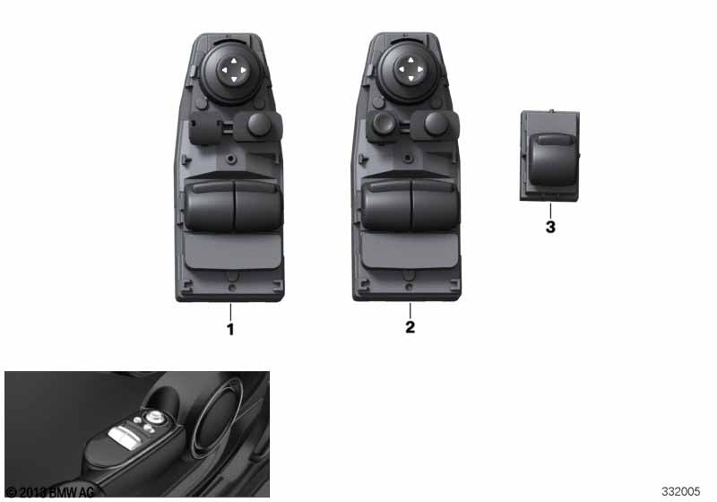 Выключатель cтеклоподъемника