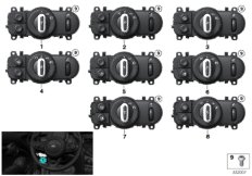 Переключатель блока упр.освещением