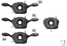 Коммутационный центр в рулевой колонке