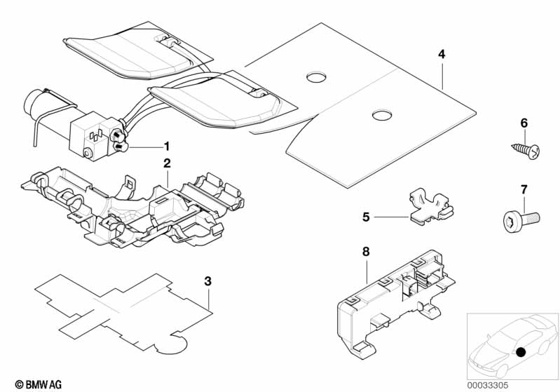 Детали активного переднего сиденья