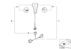 Комплект доосн.голов.рыч.ПП кож.с подсв.