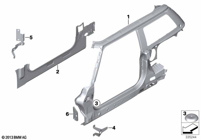 Детали бокового каркаса
