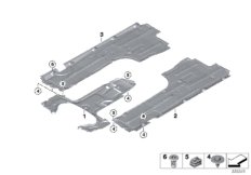 Облицовка днища кузова Пд