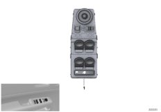 Панель управл.комм.центра в пер.двери