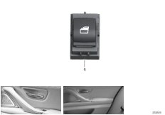 Перекл.стеклоподъемников П Пасс/Зд