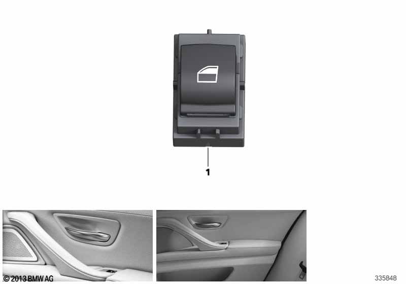 Перекл.стеклоподъемников П Пасс/Зд