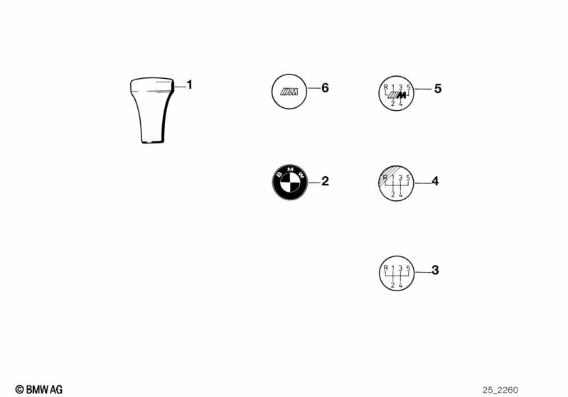 Головки рычага/чехлы/эмблемы