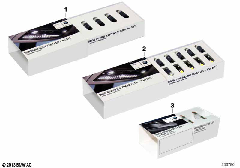 Светодиодный пакет освещ.салона