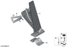 Привод педали аксел./модуль педали акс.