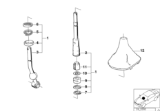 Рычаг переключения передач/ чехол