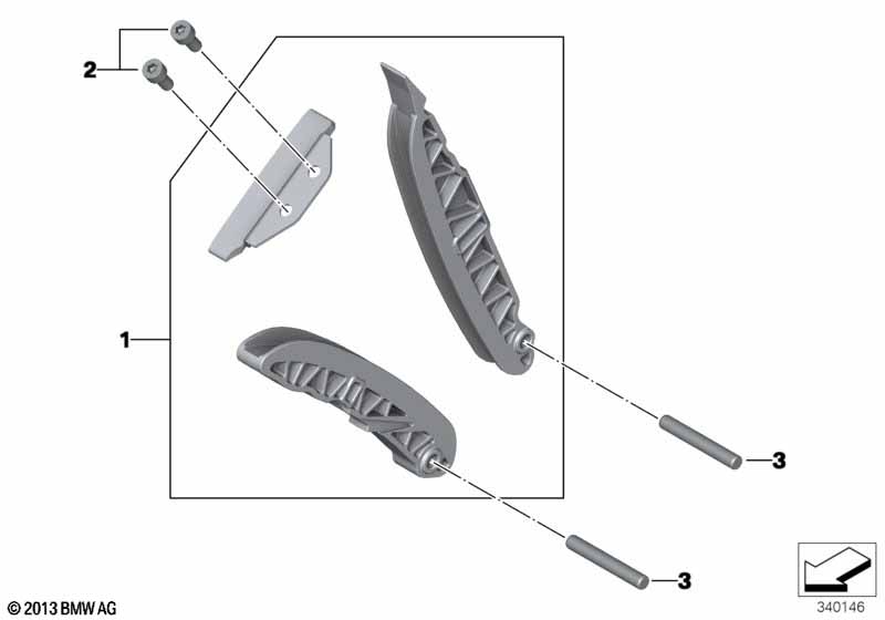 Планка натяжителя / планка успокоит.цепи
