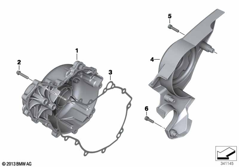 Крышка картера двигателя П