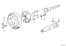 Дополн.элементы кард.вала,промежут.опора