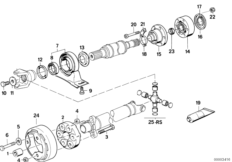ШРУС промежут.опоры карданного вала
