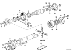 ШРУС промежут.опоры карданного вала