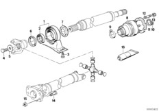 ШРУС промежут.опоры карданного вала