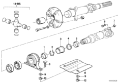 Дополн.элементы кард.вала,промежут.опора
