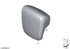 Подголовник переднего сиденья