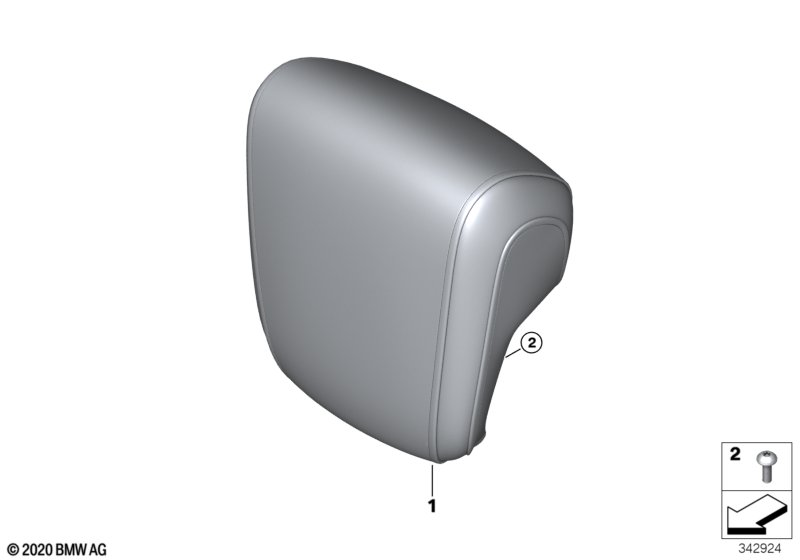 Подголовник переднего сиденья