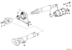 ШРУС промежут.опоры карданного вала