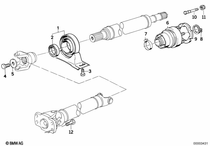 ШРУС промежут.опоры карданного вала