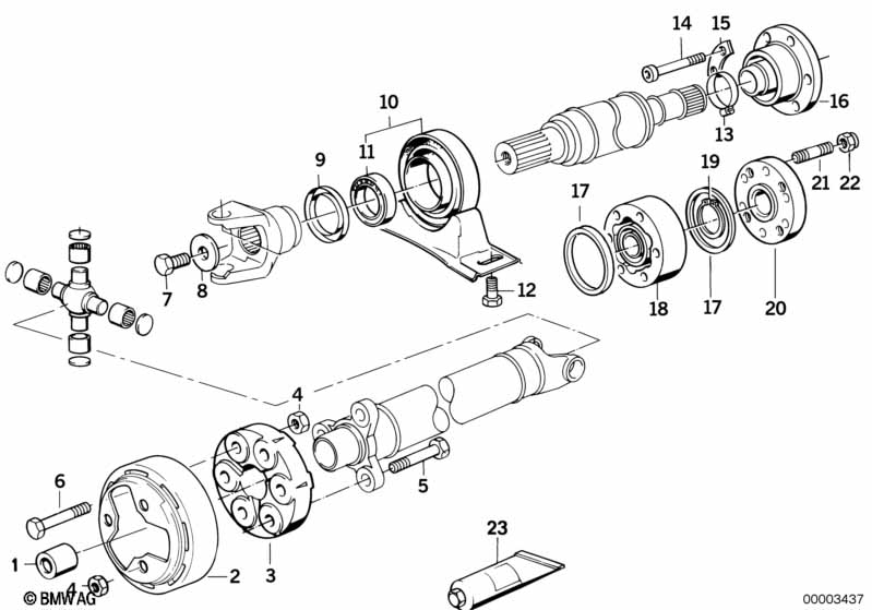 Эластичная муфта/ШРУС карданного вала
